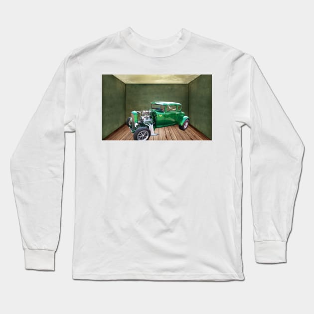 1930 Ford Model A Hot Rod Long Sleeve T-Shirt by JimDeFazioPhotography